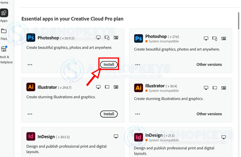 App >> Install