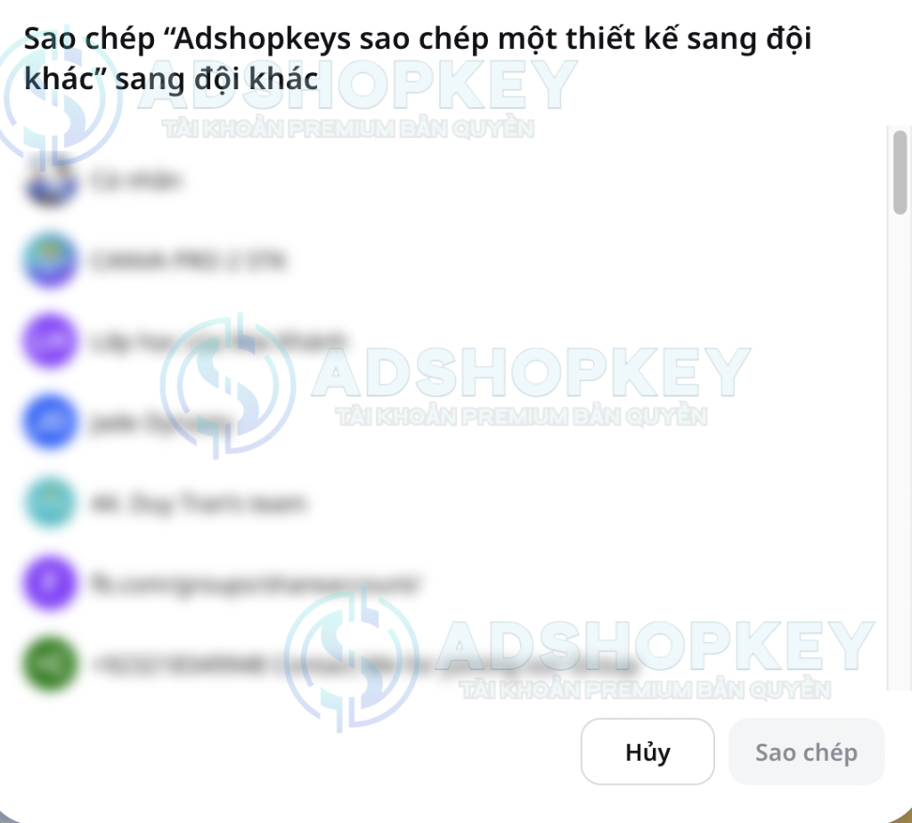 Sao chép sang đội được mời trên mail là xong