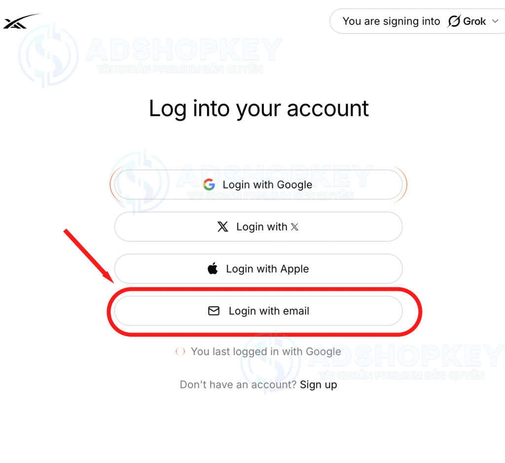 Login with Email