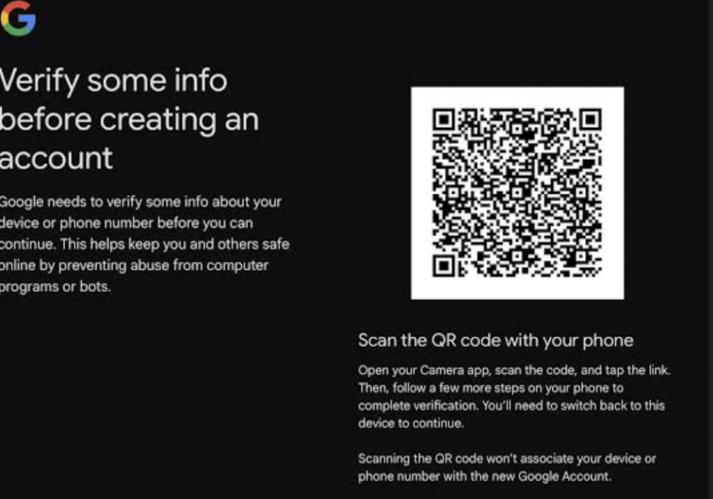 Gmail yêu cầu phải quét QR mới cho login